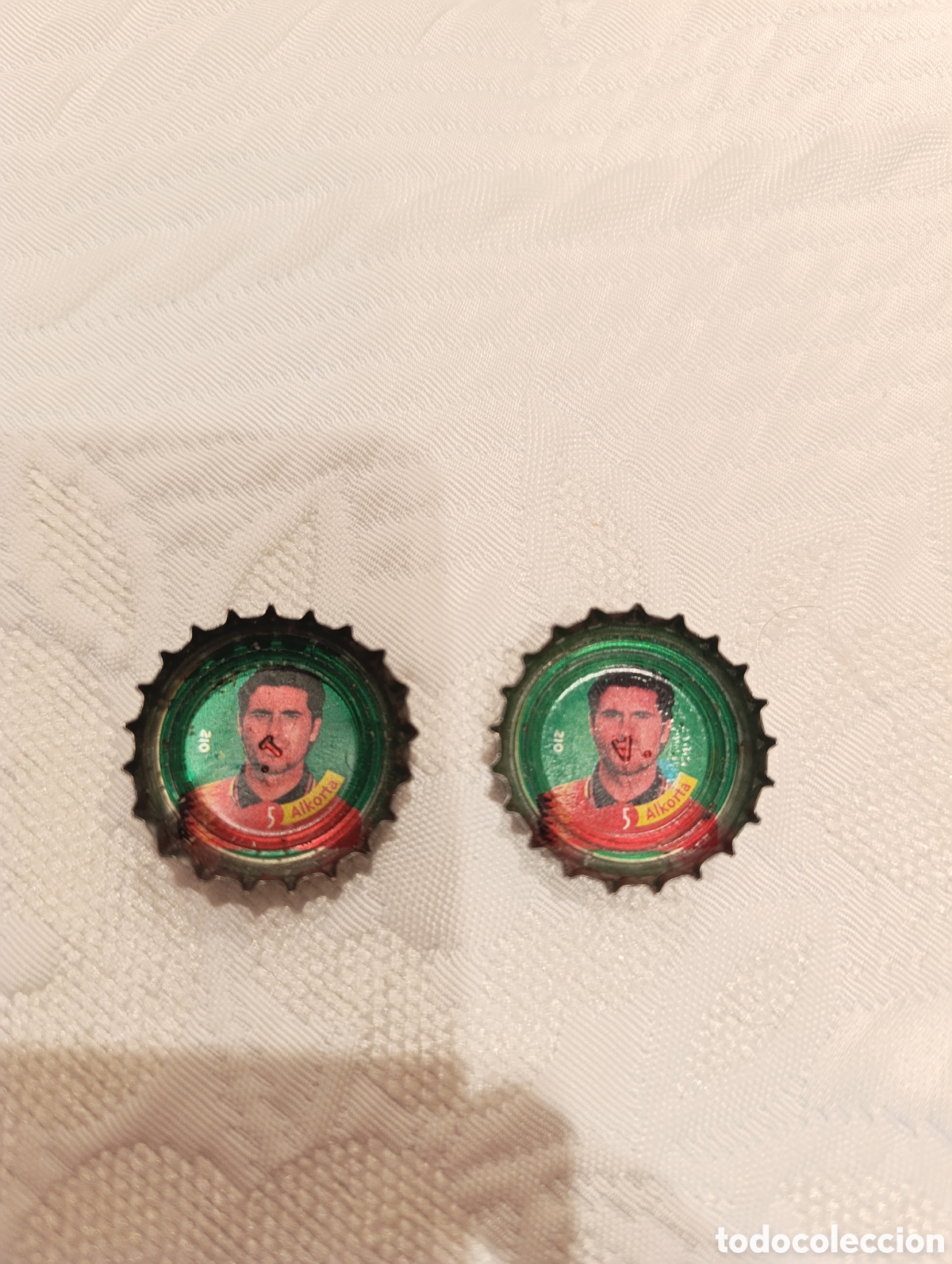 Fu&szlig;ball-Sticker: Chapa Coca Cola Selecci&oacute;n Espa&ntilde;ola de Futbol n 5 Alkorta