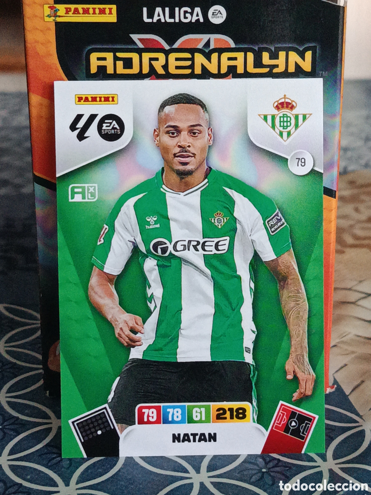 Fu&szlig;ball-Sticker: NATAN BETIS FC N&ordm; 79 LIGA ADRENALYN 25 26 2025 2026 PANINI