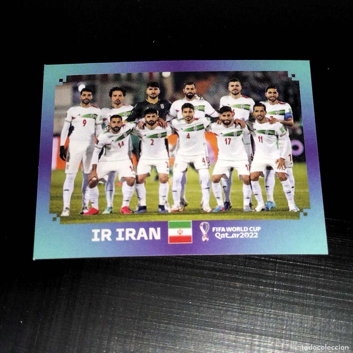 Fu&szlig;ball-Sticker: 1 IRN SELECCION EQUIPO IR IRAN CROMOS STICKER MUNDIAL QTAR 22 2022 FIFA WORLD CUP PANINI