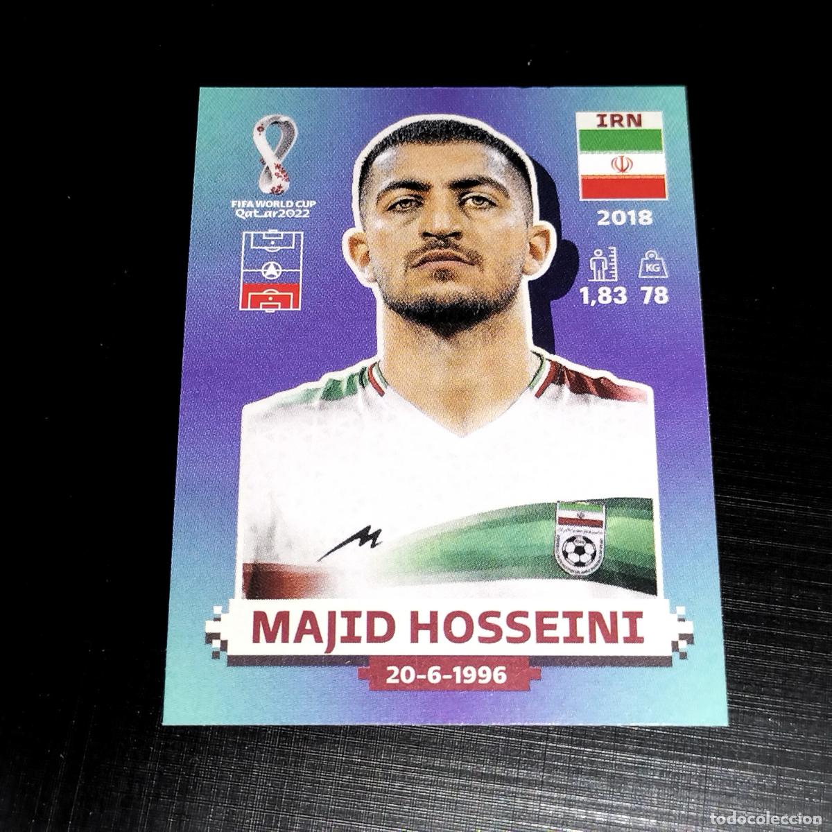Cromos de f&uacute;tbol: IRN 6 MAJID HOSSEINI IR IRAN CROMOS STICKER MUNDIAL QTAR 22 2022 FIFA WORLD CUP PANINI