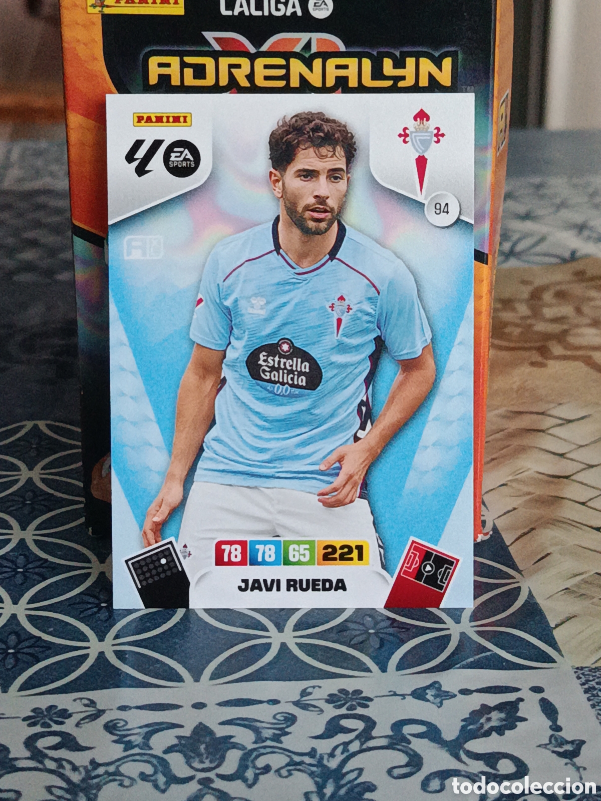 Cromos de Futebol: JAVI RUEDA CELTA N&ordm; 94 LIGA ADRENALYN 25 26 2025 2026 PANINI