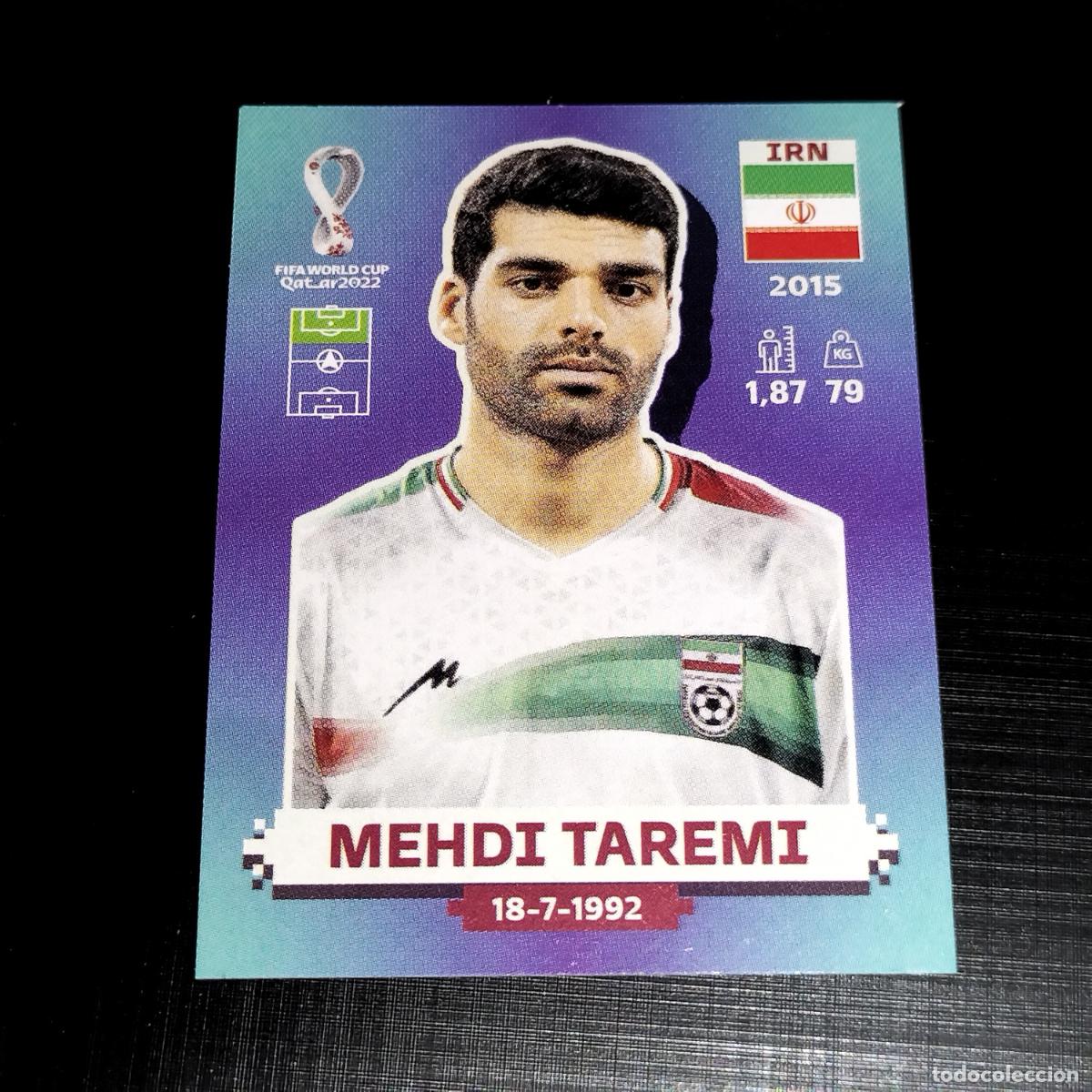 Cromos de f&uacute;tbol: IRN 20 MEHDI TAREMI IR IRAN CROMOS STICKER MUNDIAL QTAR 22 2022 FIFA WORLD CUP PANINI