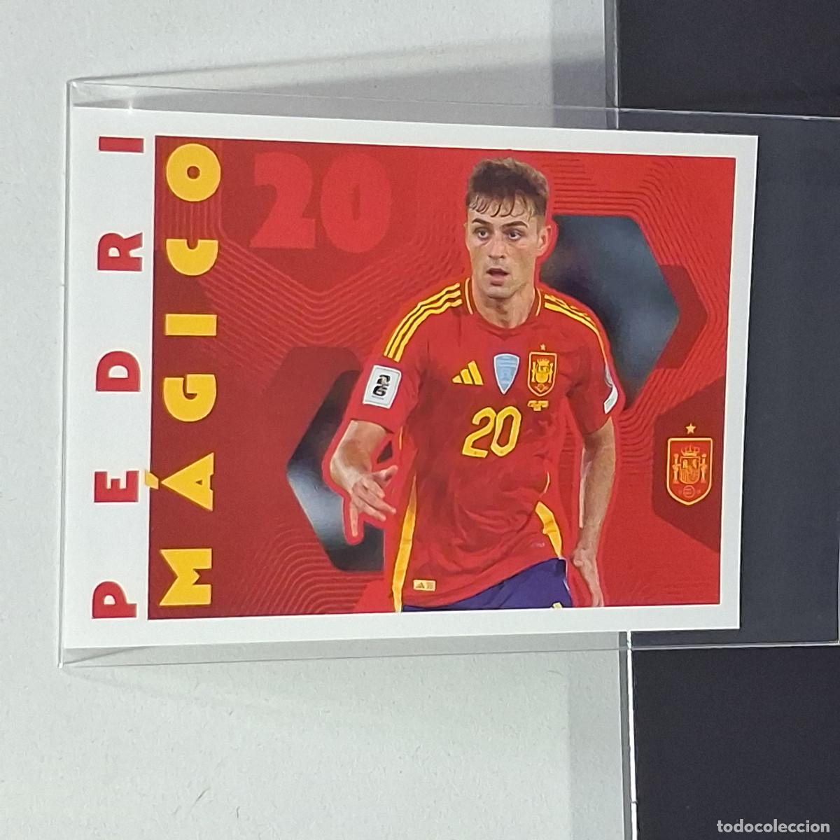 Cromos de f&uacute;tbol: D5 69 PEDRI MAGICO PANINI SELECCION ESPA&Ntilde;OLA ESPA&Ntilde;A SPAIN CARREFOUR 26 2026