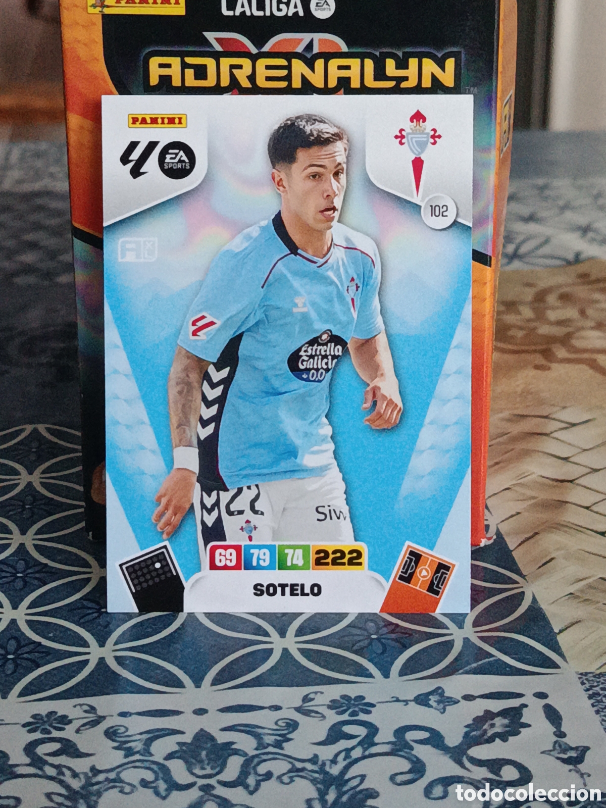 Fu&szlig;ball-Sticker: SOTELO CELTA N&ordm; 102 LIGA ADRENALYN 25 26 2025 2026 PANINI