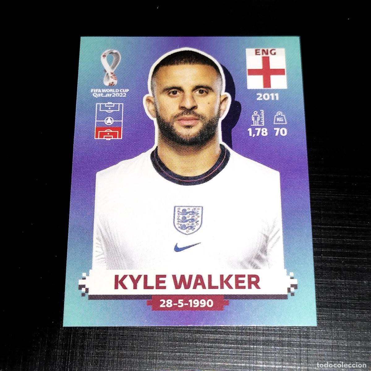 Cromos de f&uacute;tbol: ENG 10 KYLE WALKER INGLATERRA CROMOS STICKER MUNDIAL QTAR 22 2022 FIFA WORLD CUP PANINI