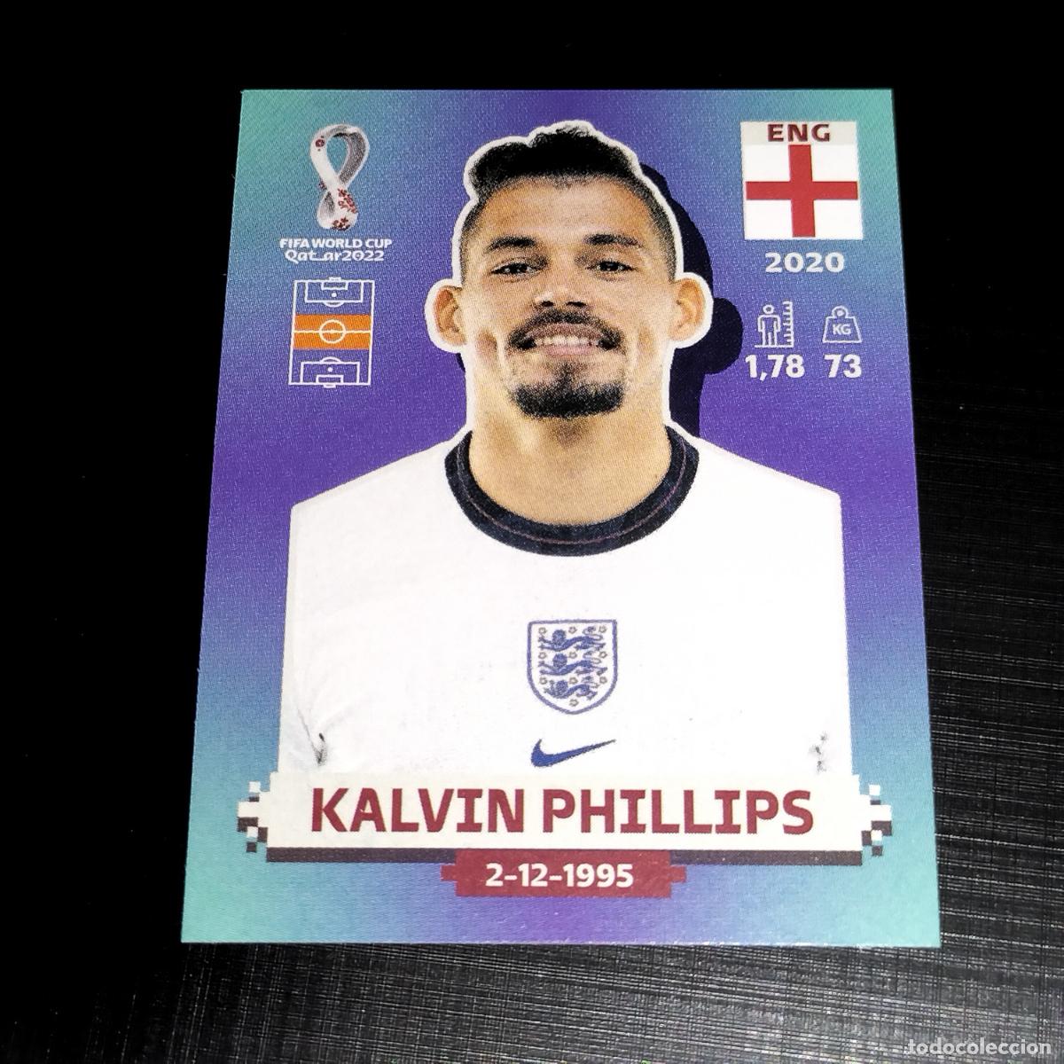 Fu&szlig;ball-Sticker: ENG 15 KALVIN PHILLIPS INGLATERRA CROMOS STICKER MUNDIAL QTAR 22 2022 FIFA WORLD CUP PANINI