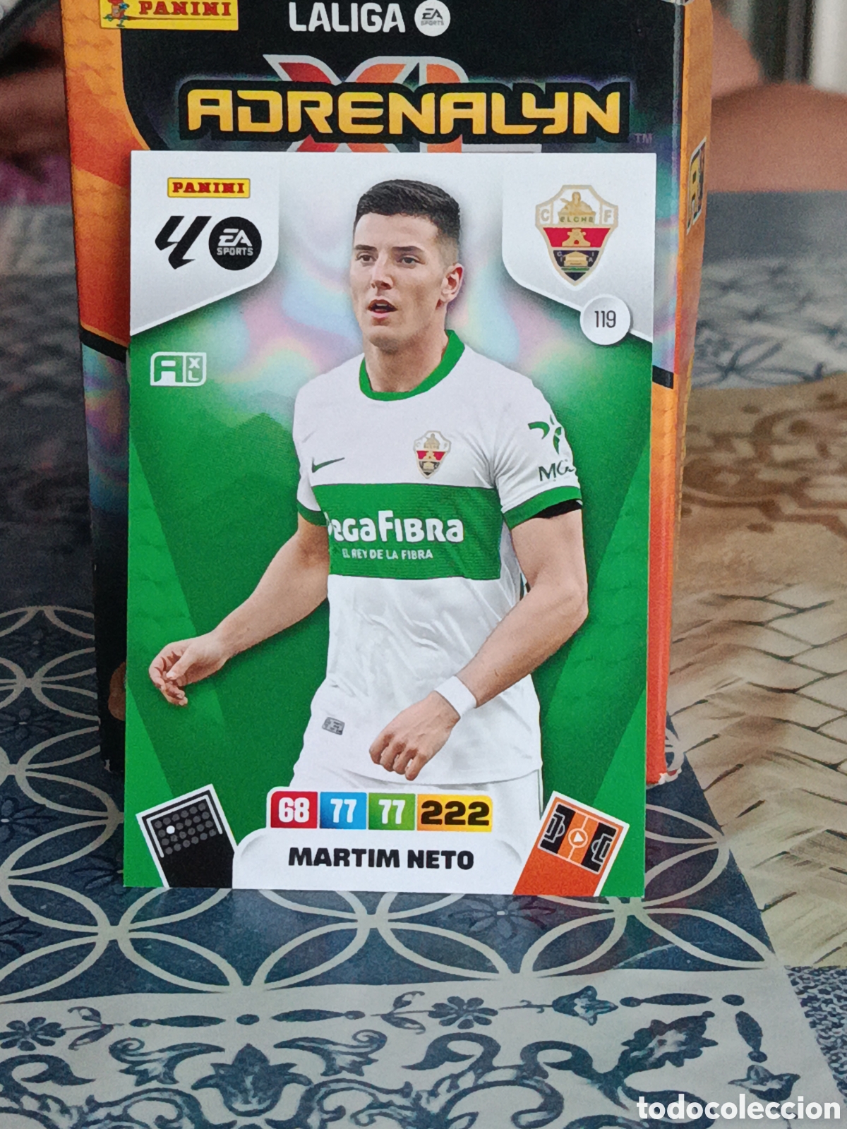 Cromos de f&uacute;tbol: MARTIM NETO ELCHE N&ordm; 119 LIGA ADRENALYN 25 26 2025 2026 PANINI