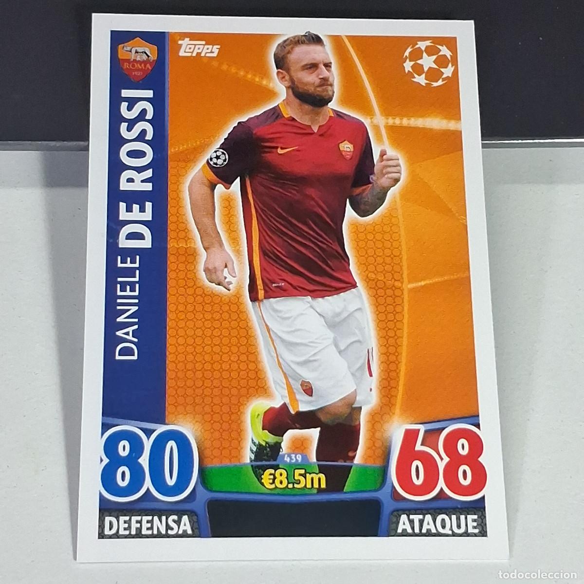 Cromos de f&uacute;tbol: D6 439 DANIELE DE ROSSI ROMA CROMOS CARDS UEFA CHAMPIONS LEAGUE TOPPS ATTAX 15 16 2015 2016