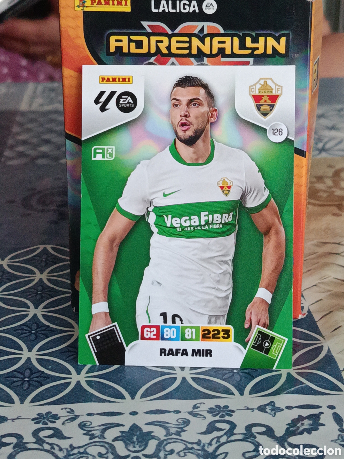 Cromos de f&uacute;tbol: RAFA MIR ELCHE N&ordm; 126 LIGA ADRENALYN 25 26 2025 2026 PANINI