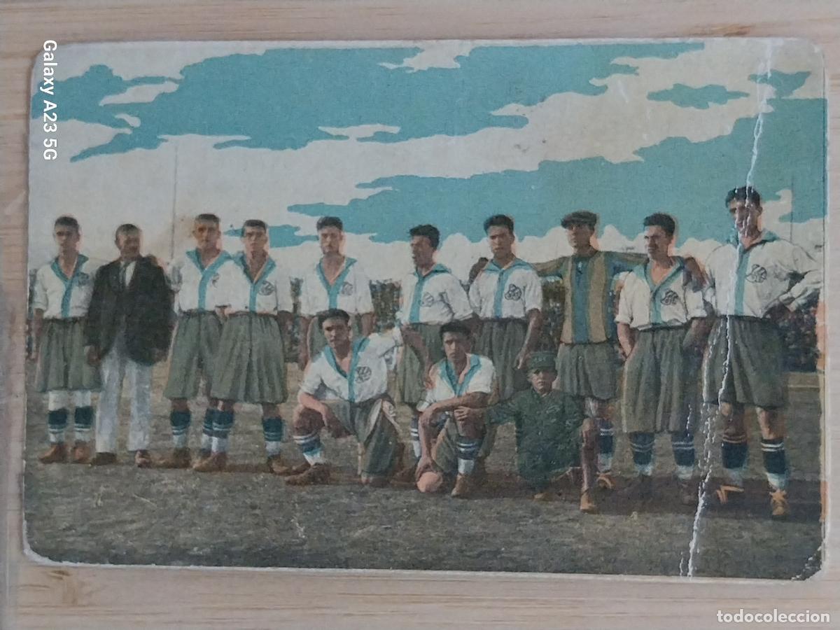 Cromos de f&uacute;tbol: C D EUROPA * CROMO A&Ntilde;O 1922 LIGA 22 23 CHOCOLATE EDUARDO PI ORIGINAL 10.5X7 CM