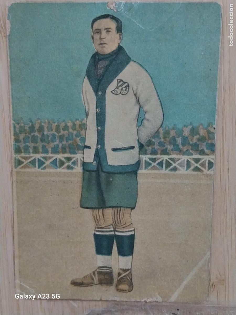 Cromos de f&uacute;tbol: BORDOY C D EUROPA * CROMO A&Ntilde;O 1922 LIGA 22 23 CHOCOLATE EDUARDO PI ORIGINAL 10.5X7 CM