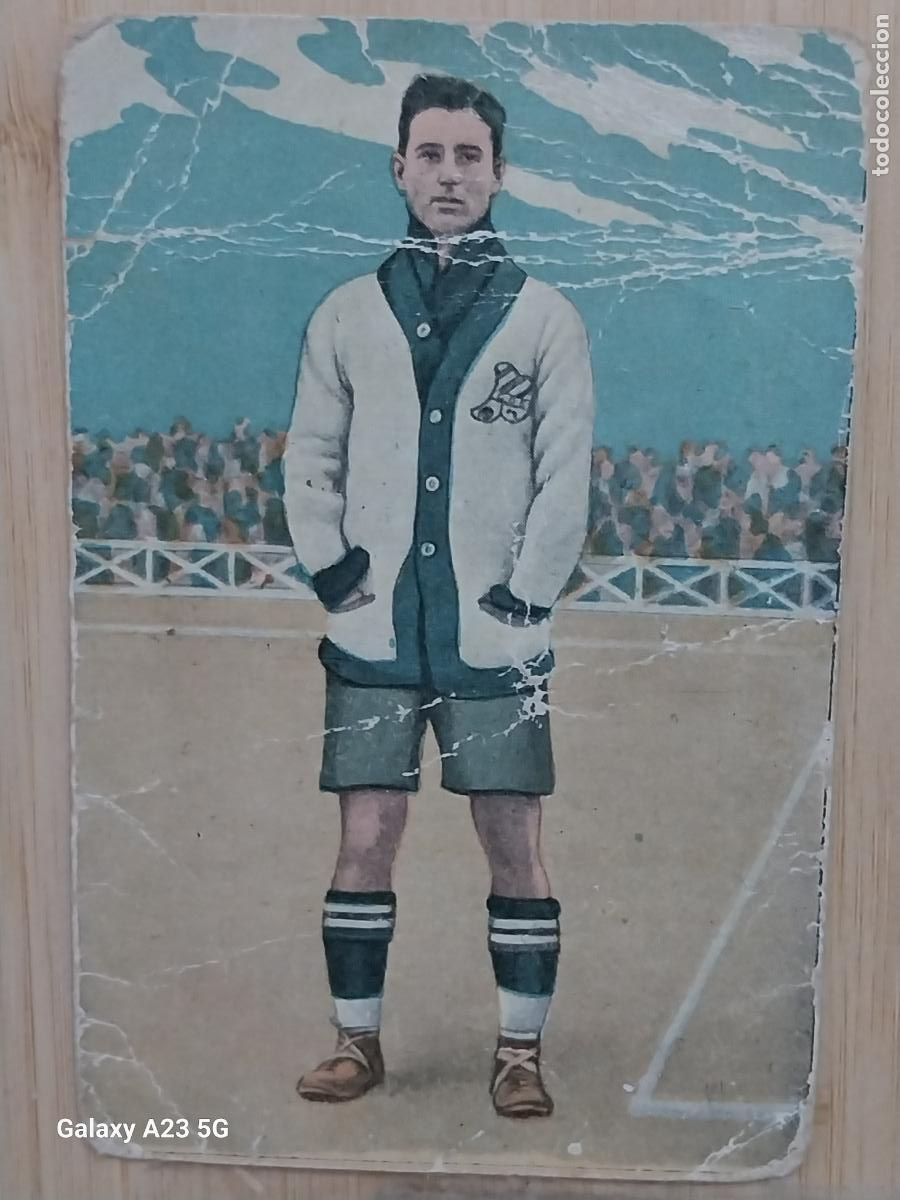 Cromos de f&uacute;tbol: JULIA C D EUROPA * CROMO A&Ntilde;O 1922 LIGA 22 23 CHOCOLATE EDUARDO PI ORIGINAL 10.5X7 CM
