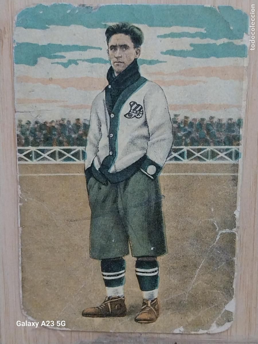 Cromos de f&uacute;tbol: VIDAL C D EUROPA * CROMO A&Ntilde;O 1922 LIGA 22 23 CHOCOLATE EDUARDO PI ORIGINAL 10.5X7 CM