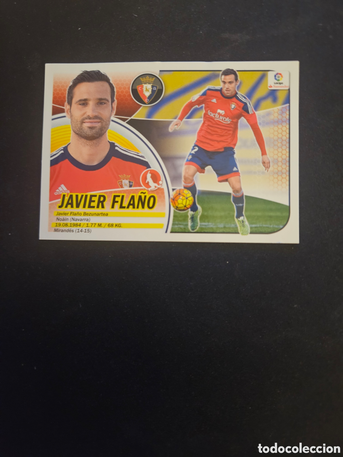 Cromos de f&uacute;tbol: JAVIER FLA&Ntilde;O N&ordm; 3 OSASUNA &ndash; LIGA ESTE 2016-17 PANINI