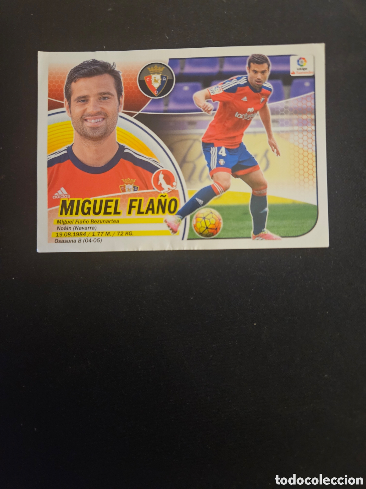 Cromos de f&uacute;tbol: MIGUEL FLA&Ntilde;O N&ordm; 5 OSASUNA &ndash; LIGA ESTE 2016-17 PANINI 1/2