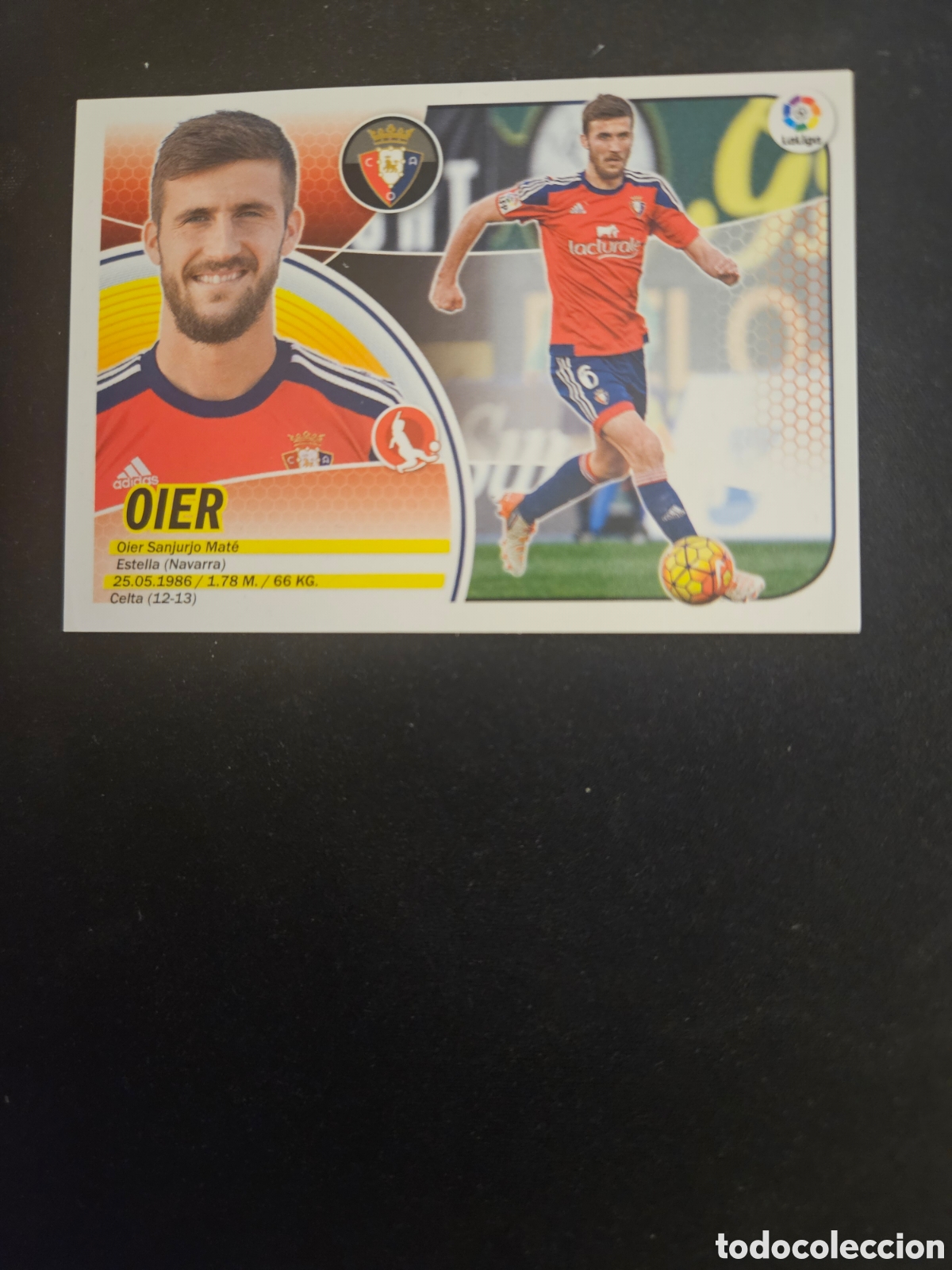 Cartes &agrave; collectionner de Football: OIER N&ordm; 8 OSASUNA &ndash; LIGA ESTE 2016-17 PANINI
