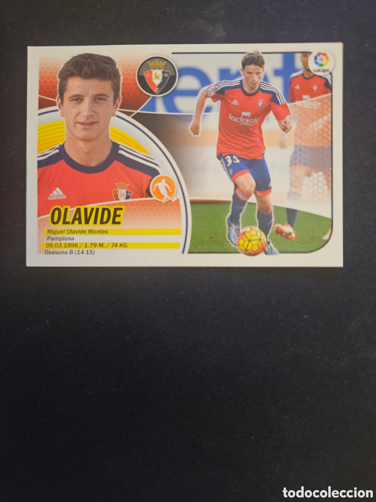 Cartes &agrave; collectionner de Football: OLAVIDE N&ordm; 12A OSASUNA &ndash; LIGA ESTE 2016-17 PANINI