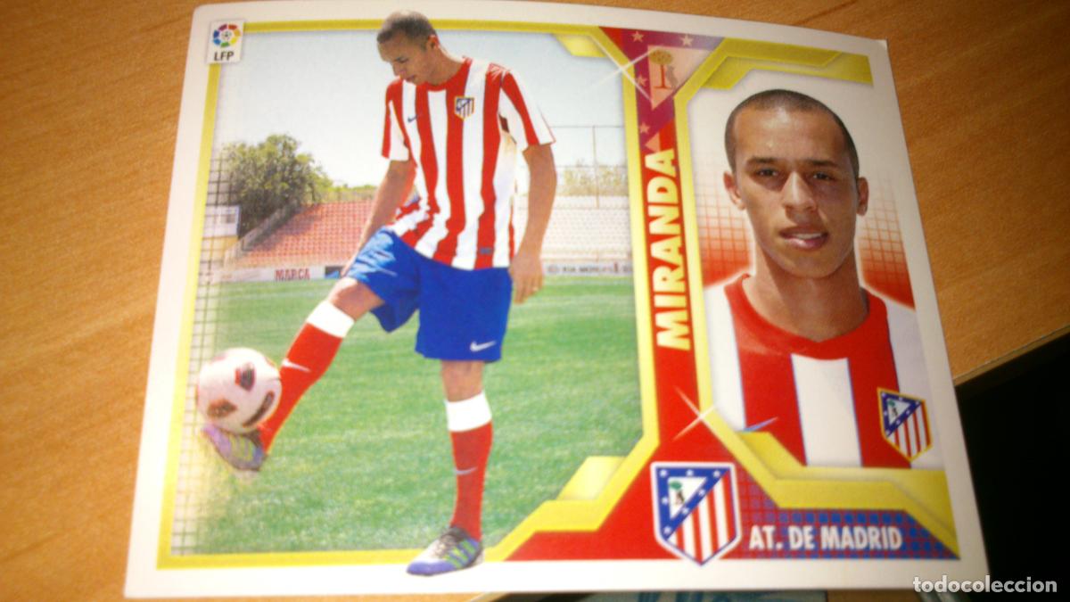 Cartes &agrave; collectionner de Football: TEMPORADA 2011 2012 11 12 FICHAJE N&ordm; 14 MIRANDA ATLETICO DE MADRID NUEVO NUNCA PEGADO