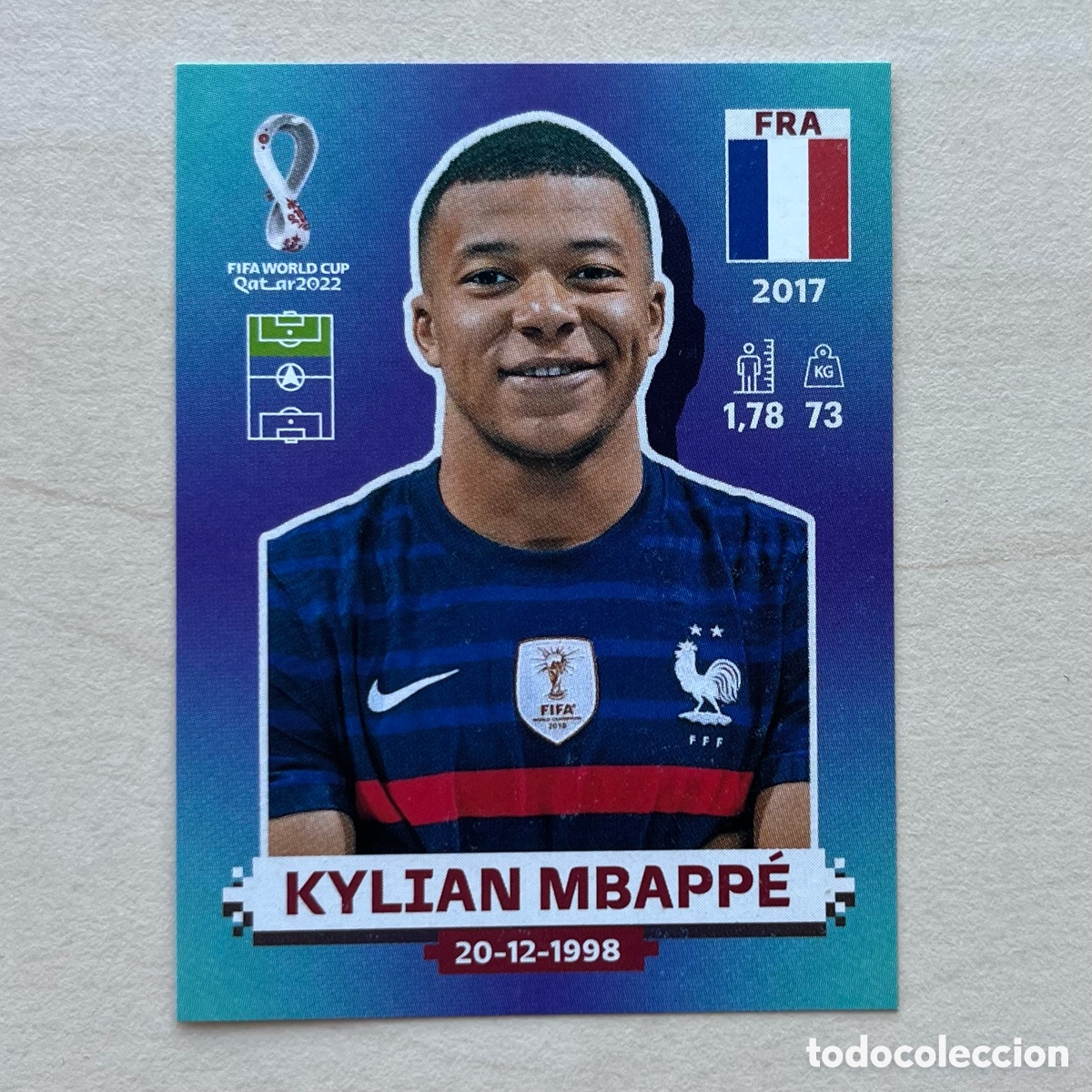 Football Stickers: Mbapp&eacute; Mundial 2022 - Francia