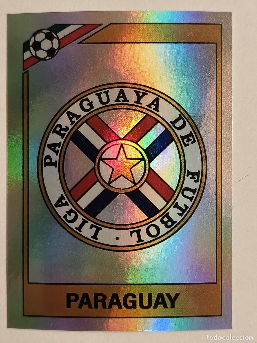Cromos de f&uacute;tbol: #146 ESCUDO (PARAGUAY) MUNDIAL MEXICO 86 PANINI