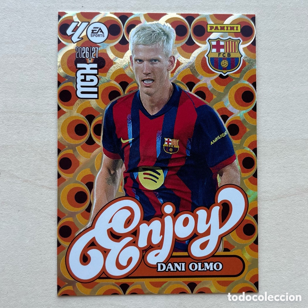 Fu&szlig;ball-Sticker: Dani Olmo Enjoy Megacracks 2026-27 - FC Barcelona