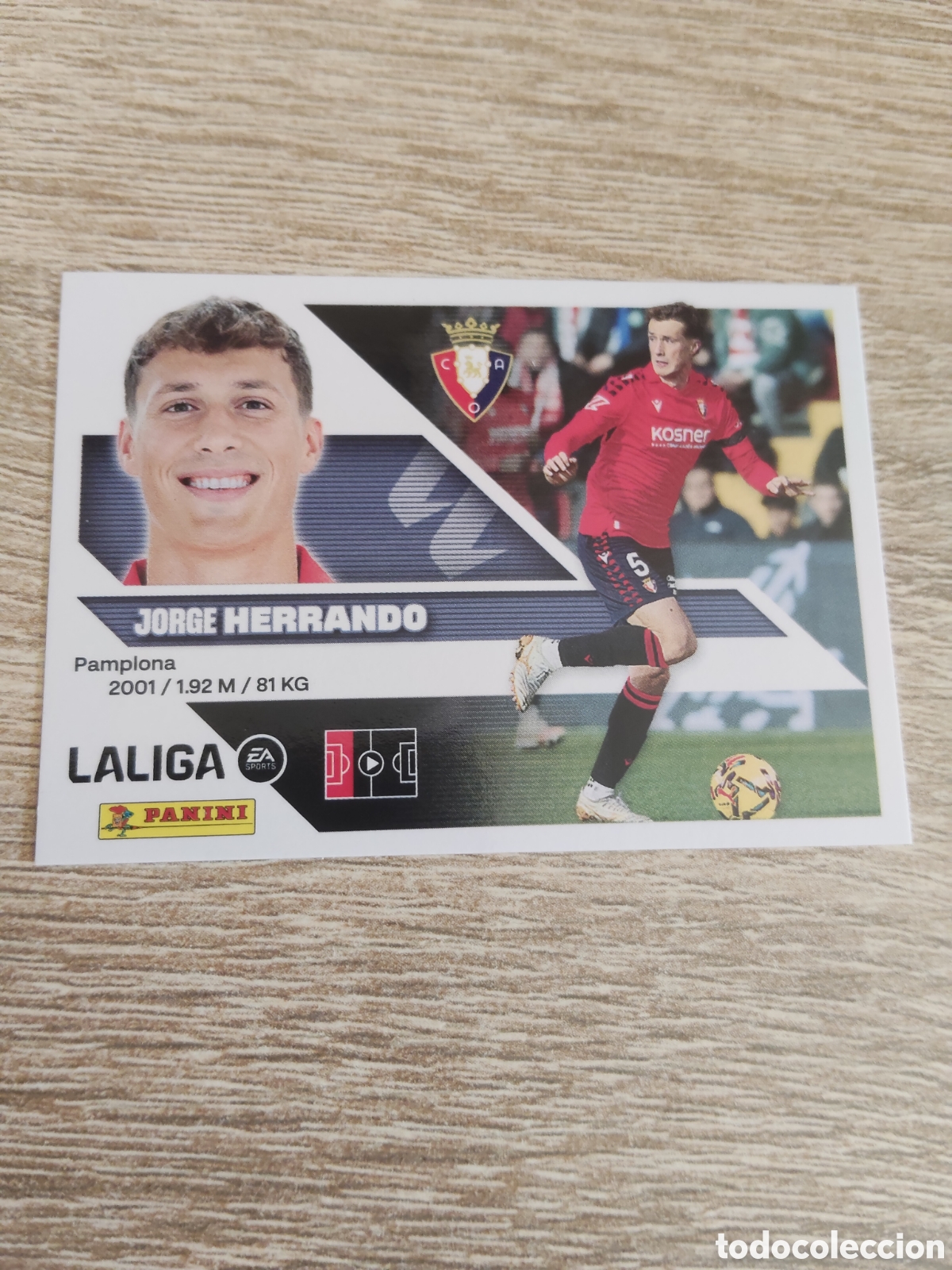 Cromos de f&uacute;tbol: Herrando Osasuna liga 2026 2027 26 27 ediciones este