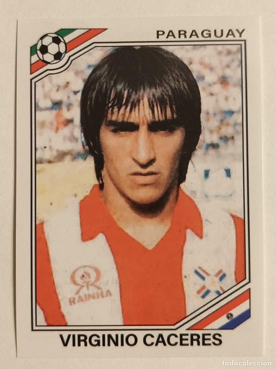 Cromos de f&uacute;tbol: #150 VIRGINIO CACERES (PARAGUAY) MUNDIAL MEXICO 86 PANINI