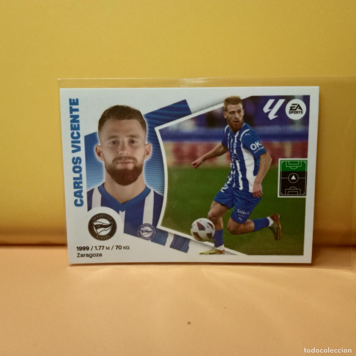 Cromos de f&uacute;tbol: EDICIONES ESTE 2024 2025 24 25 DEPORTIVO ALAVES CARLOS VICENTE 17