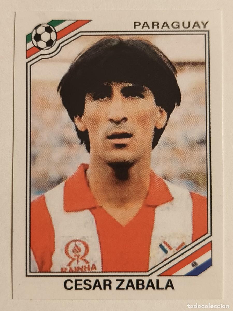 Cromos de f&uacute;tbol: #151 CESAR ZABALA (PARAGUAY) MUNDIAL MEXICO 86 PANINI