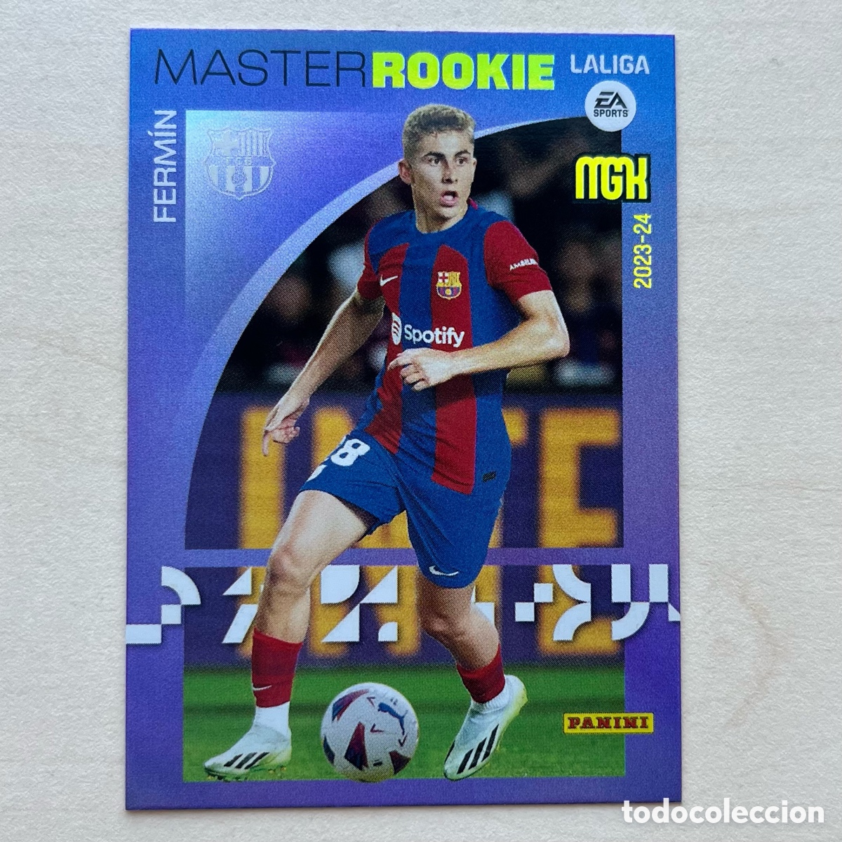 Cromos de f&uacute;tbol: Ferm&iacute;n L&oacute;pez Master Rookie Megacracks 2023-24 - FC Barcelona