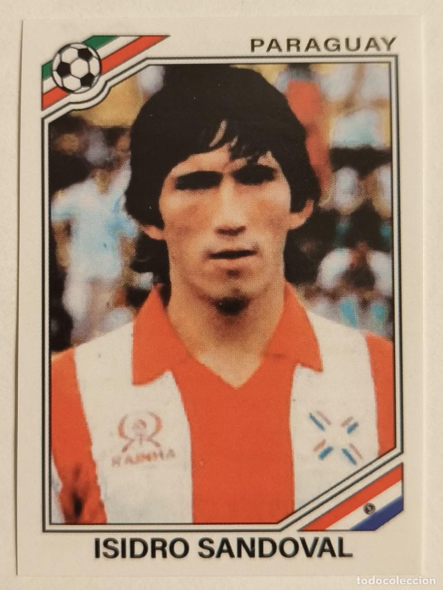 Cromos de f&uacute;tbol: #154 ISIDRO SANDOVAL (PARAGUAY) MUNDIAL MEXICO 86 PANINI
