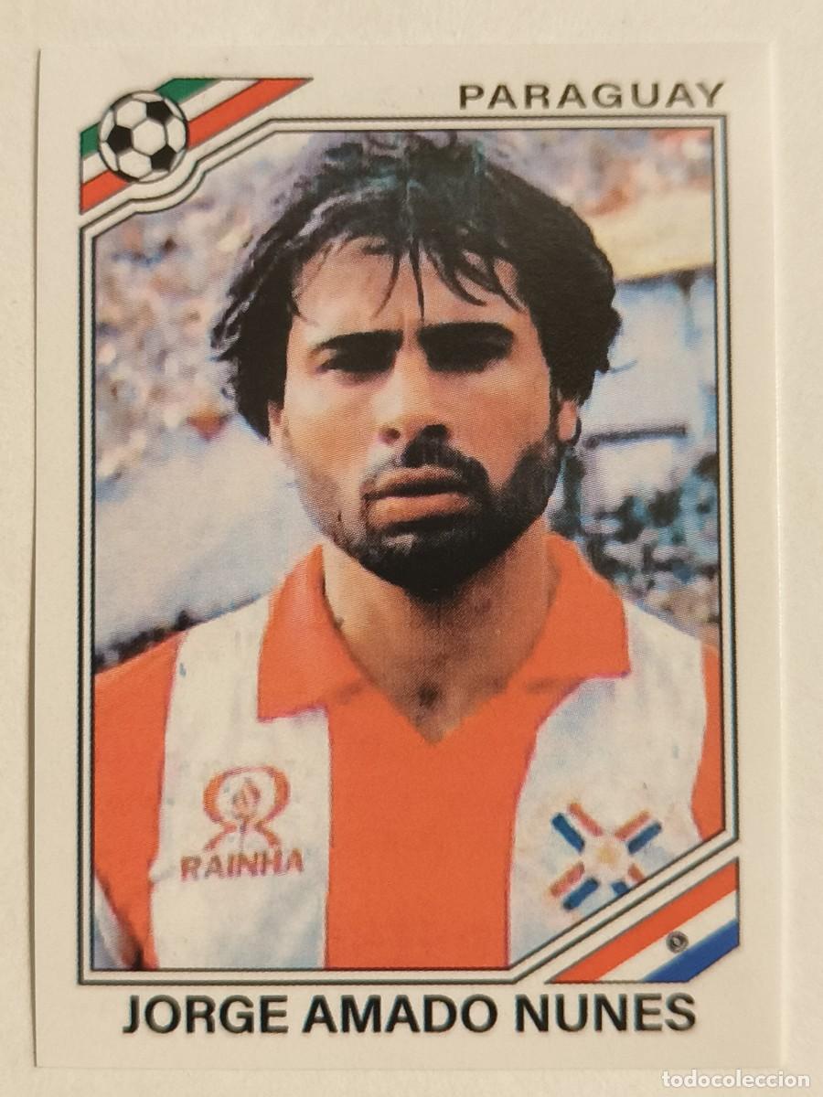 Cromos de f&uacute;tbol: #156 JORGE AMADO NUNES (PARAGUAY) MUNDIAL MEXICO 86 PANINI