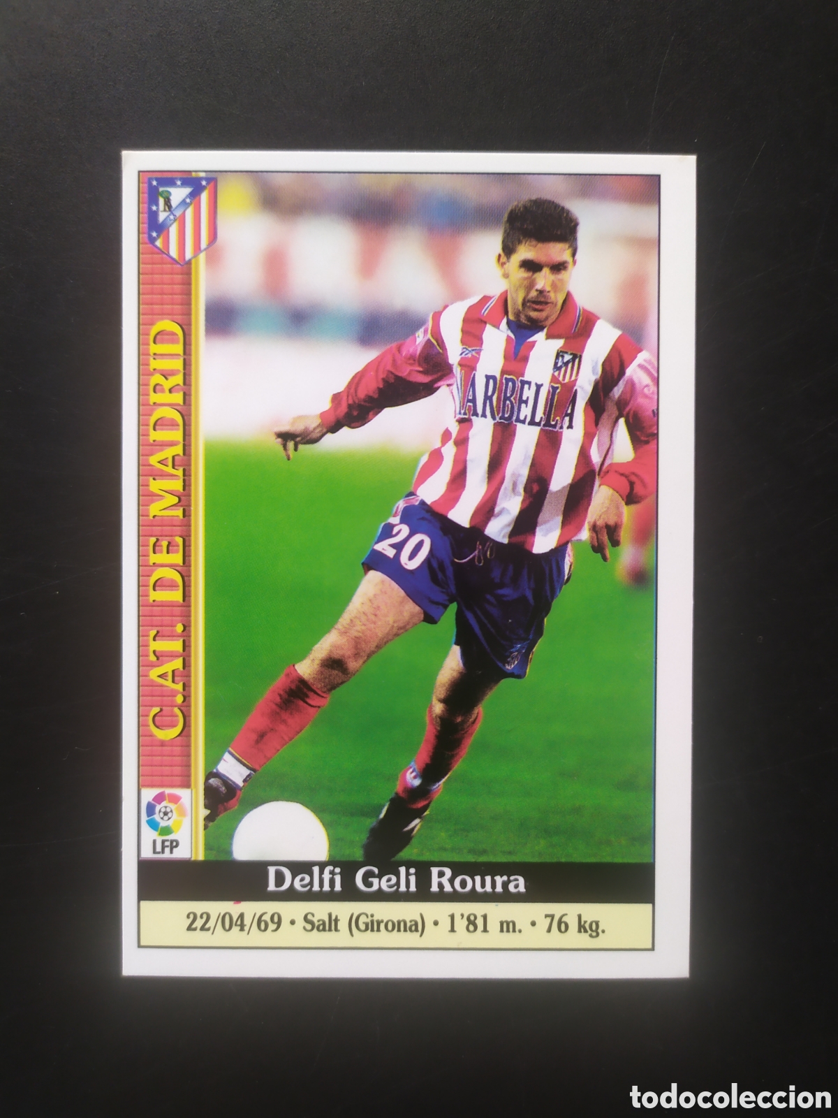 Fu&szlig;ball-Sticker: Mundicromo fichas Liga 1999 2000 99 00 Geli n&deg; 234 Atl&eacute;tico Madrid