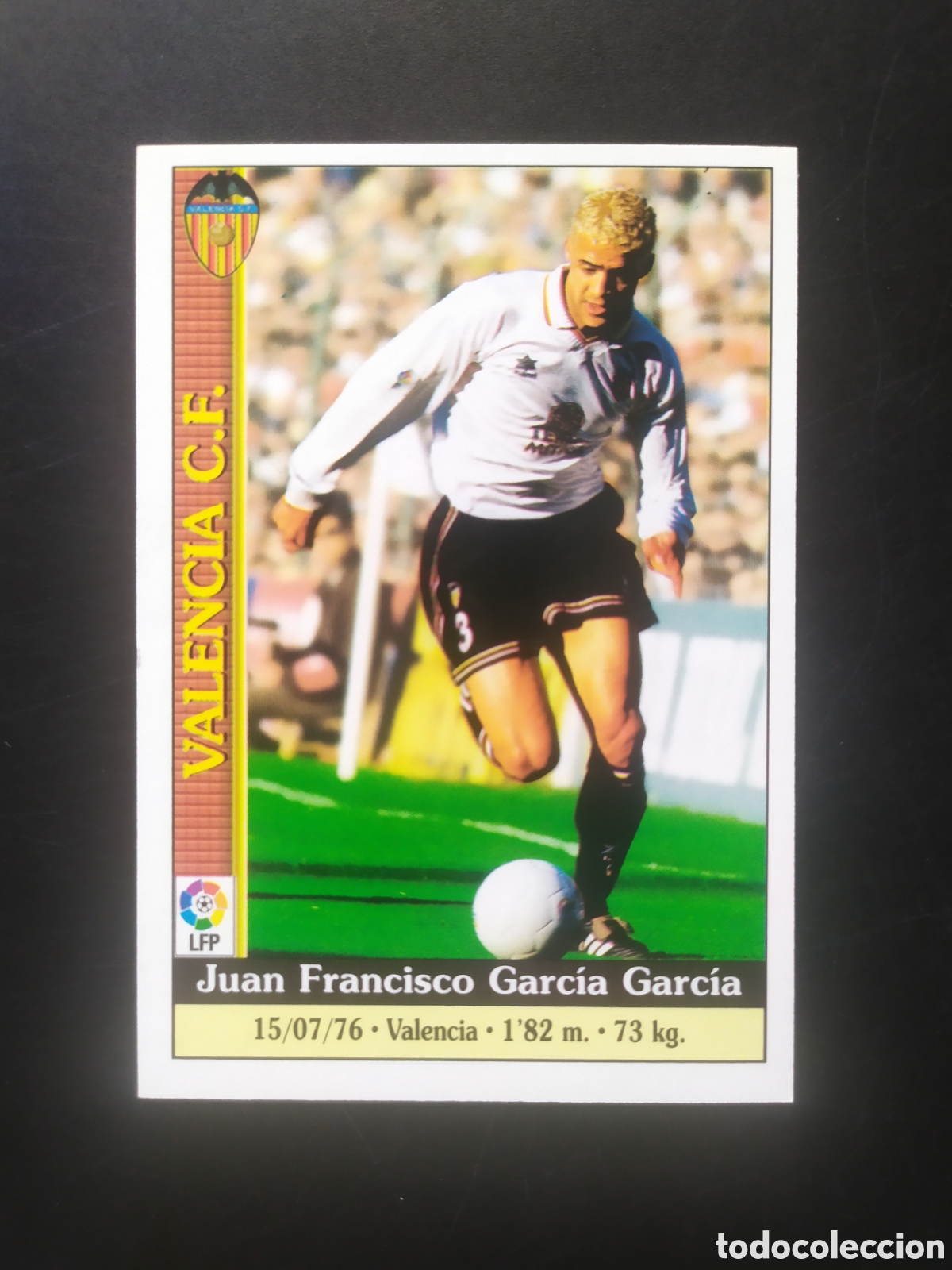 Cromos de f&uacute;tbol: Mundicromo fichas Liga 1999 2000 99 00 Juanfra n&deg; 64 Valencia