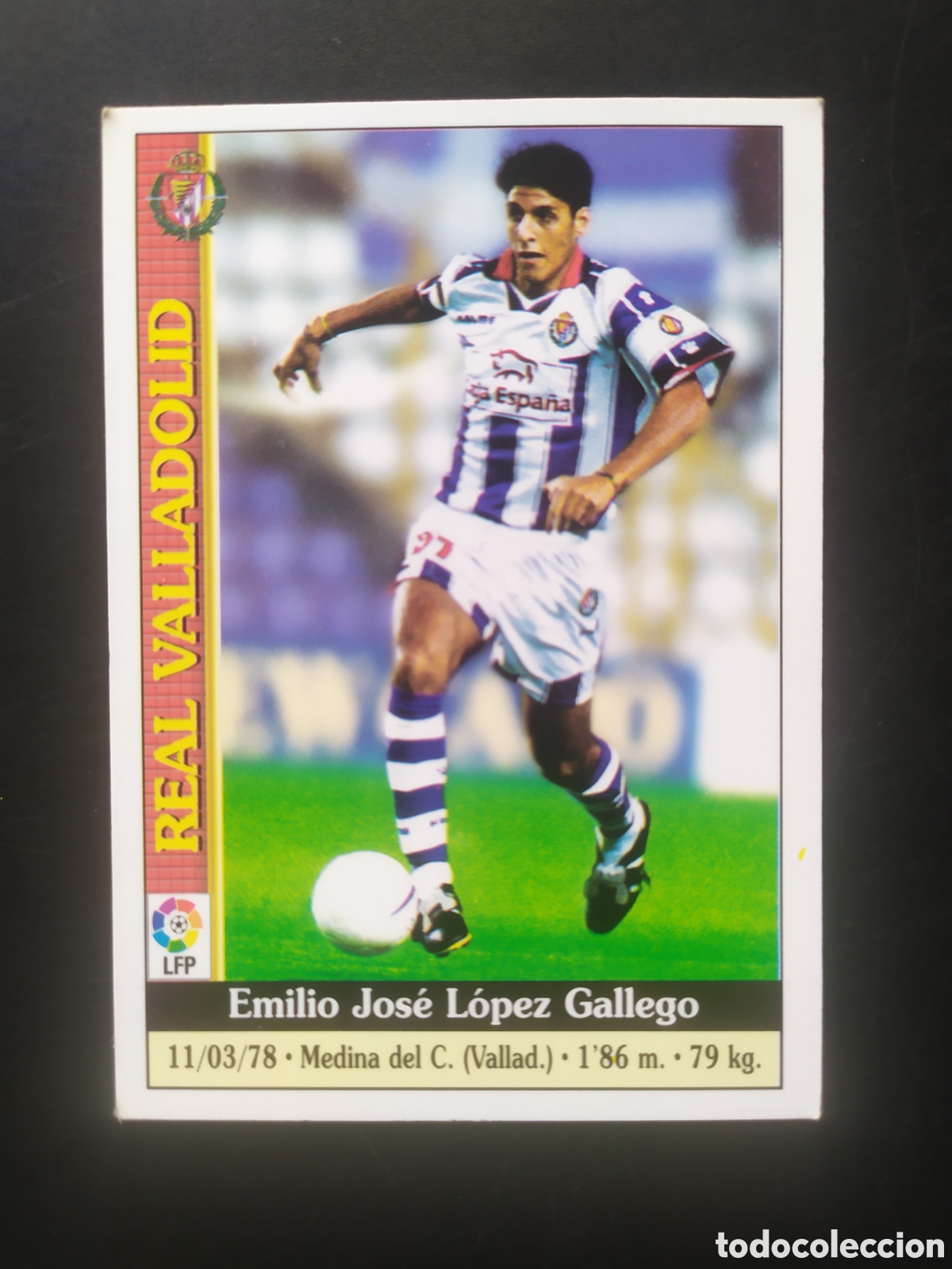 Cromos de f&uacute;tbol: Mundicromo fichas Liga 1999 2000 99 00 Em&iacute;lio n&deg; 216 Valladolid