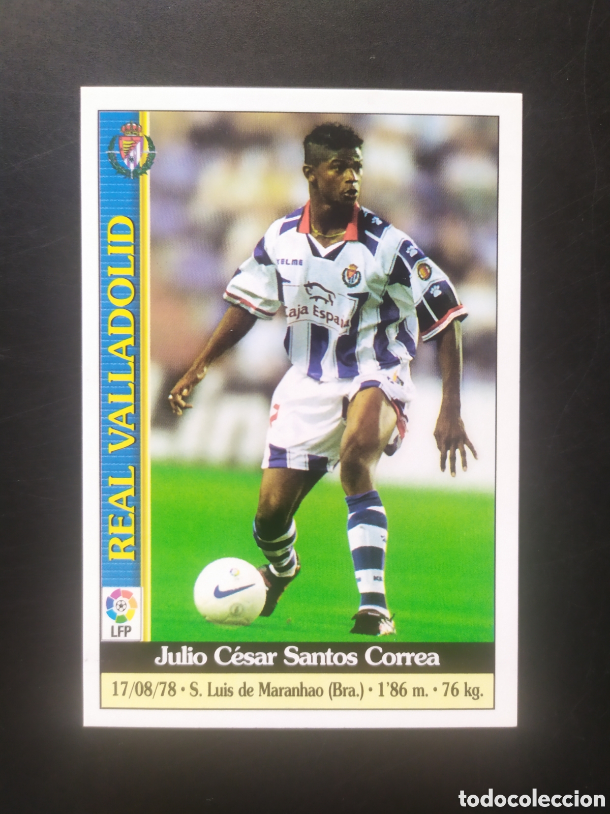 Cromos de f&uacute;tbol: Mundicromo fichas Liga 1999 2000 99 00 Julio C&eacute;sar n&deg; 205 Valladolid