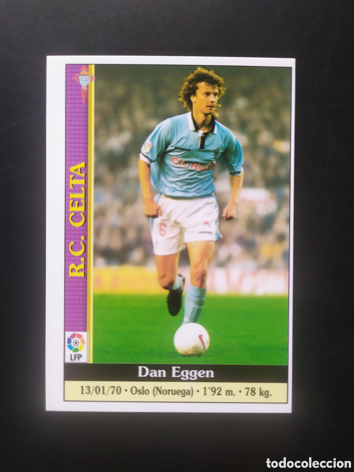 Fu&szlig;ball-Sticker: Mundicromo fichas Liga 1999 2000 99 00 Eggen n&deg; 80 Celta Vigo