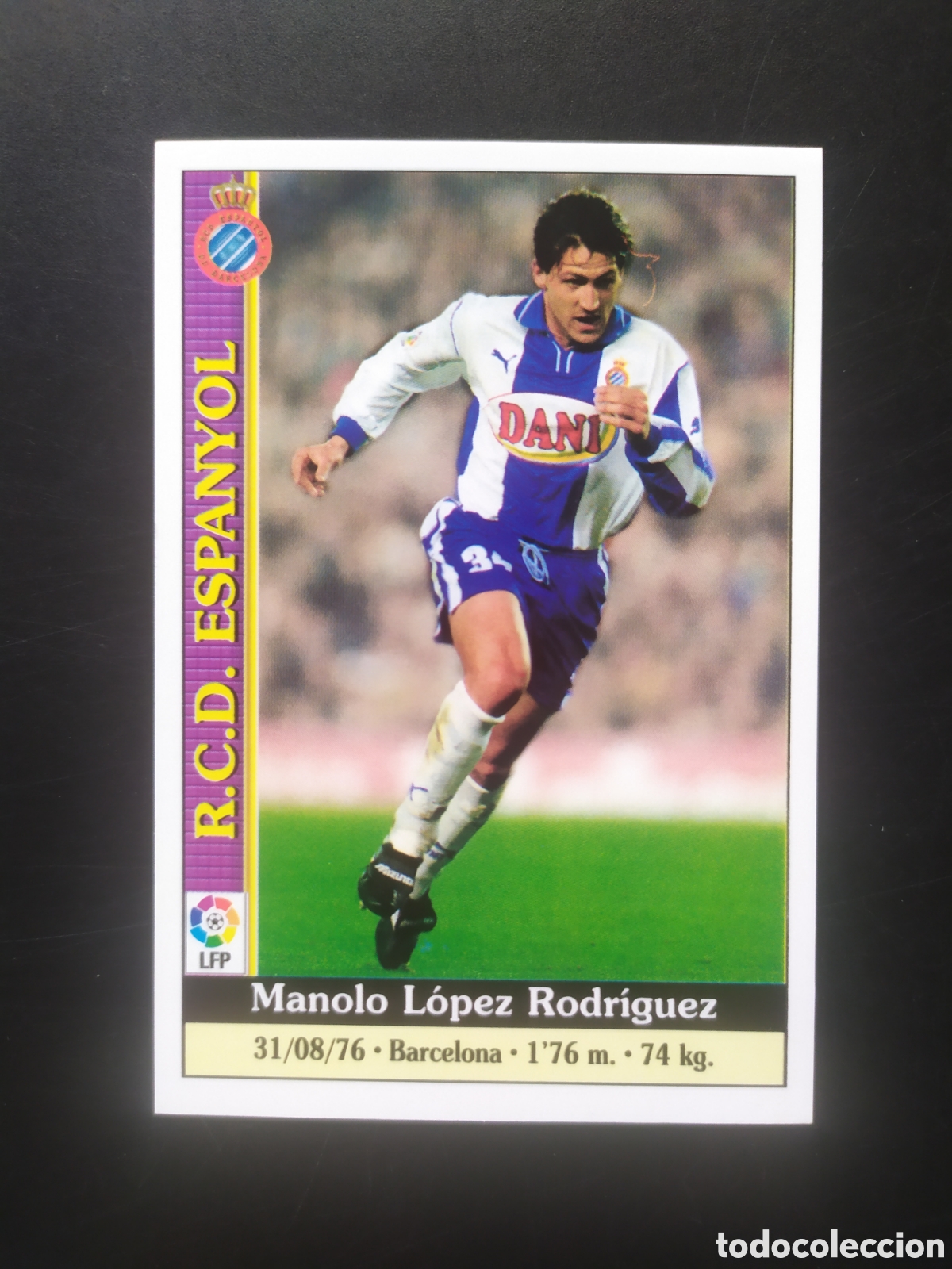 Cromos de f&uacute;tbol: Mundicromo fichas Liga 1999 2000 99 00 Manolo n&deg; 116 Espanyol