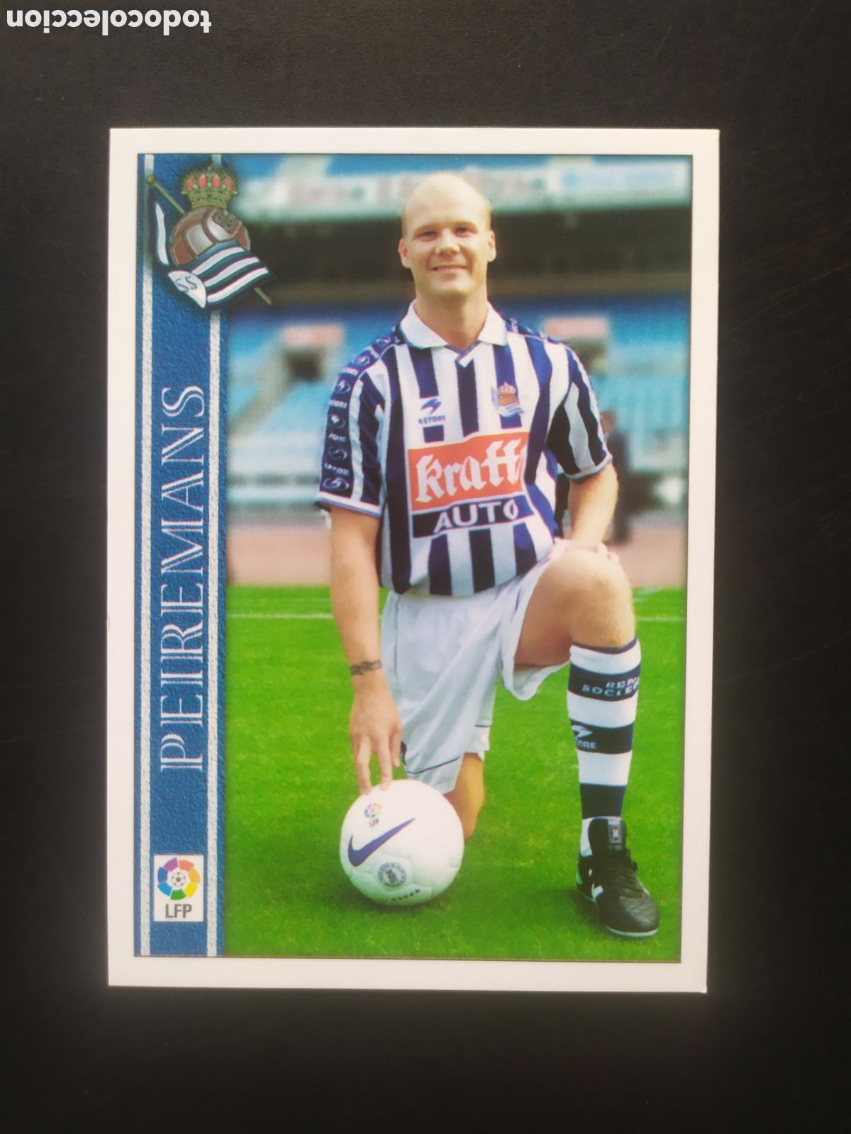 Cromos de f&uacute;tbol: Mundicromo fichas Liga 2000 2001 00 01 Peiremans n&deg; 269 Real Sociedad