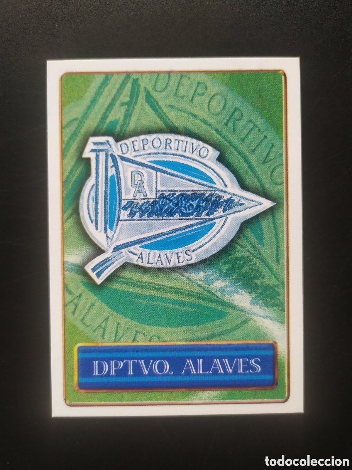 Cromos de f&uacute;tbol: Mundicromo fichas liga 2000 2001 00 01 escudo n&deg; 106 Alav&eacute;s