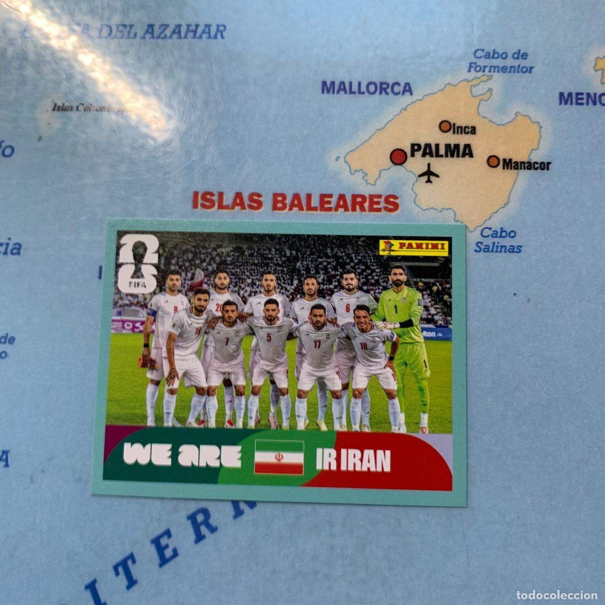 Fu&szlig;ball-Sticker: Ir&aacute;n n&uacute;mero 13 cromo panini Mundial Fifa World Cup 2026