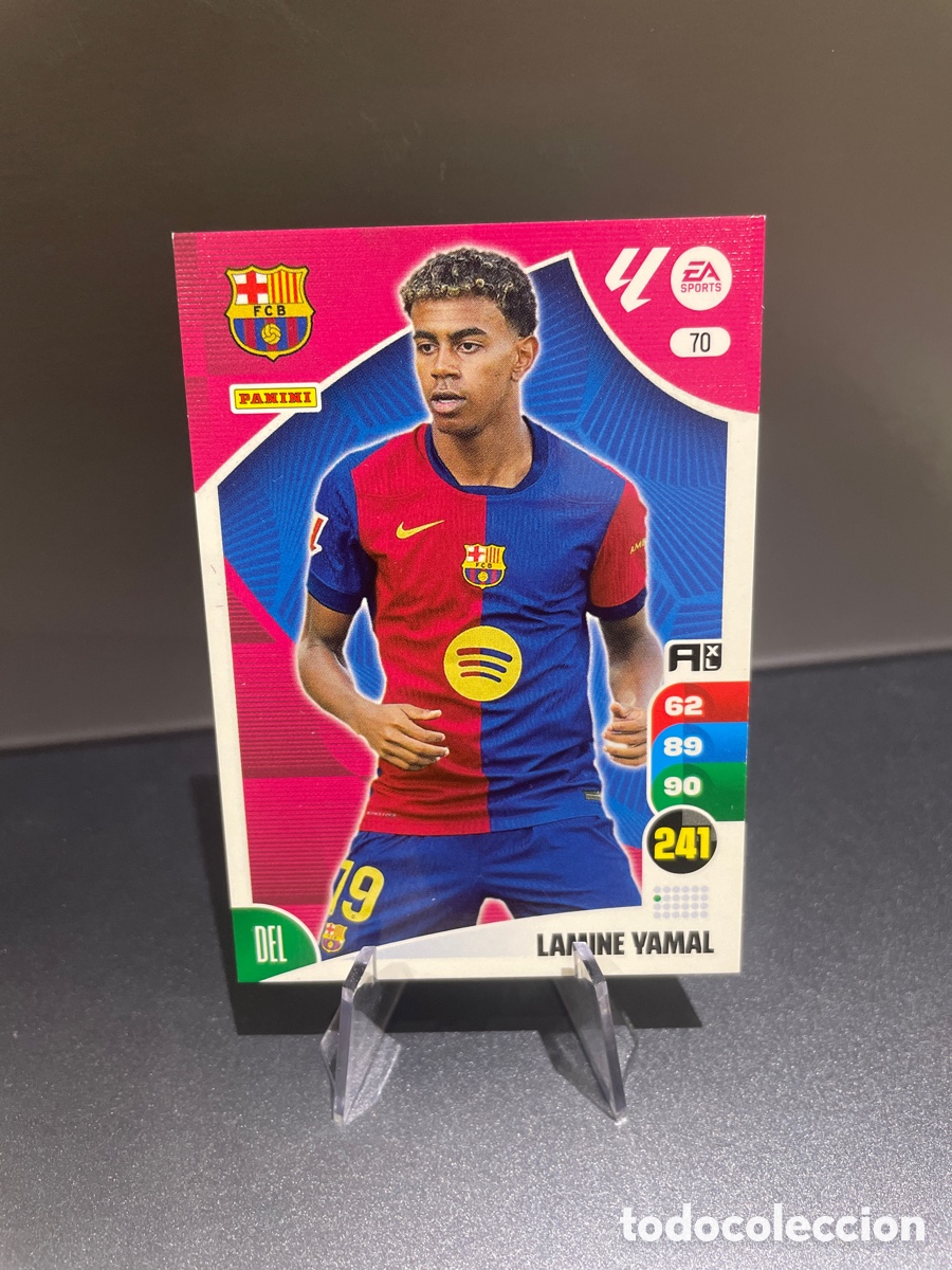 Cromos de f&uacute;tbol: Lamine Yamal 70 Panini Adrenalyn 2024-25 FC Barcelona