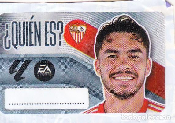 Cromos de f&uacute;tbol: ESTE 2026-27 - CROMOS CHICLE - &iquest; QU&Iacute;EN ES ? - DEL SEVILLA - SIN PEGAR - (A-16)