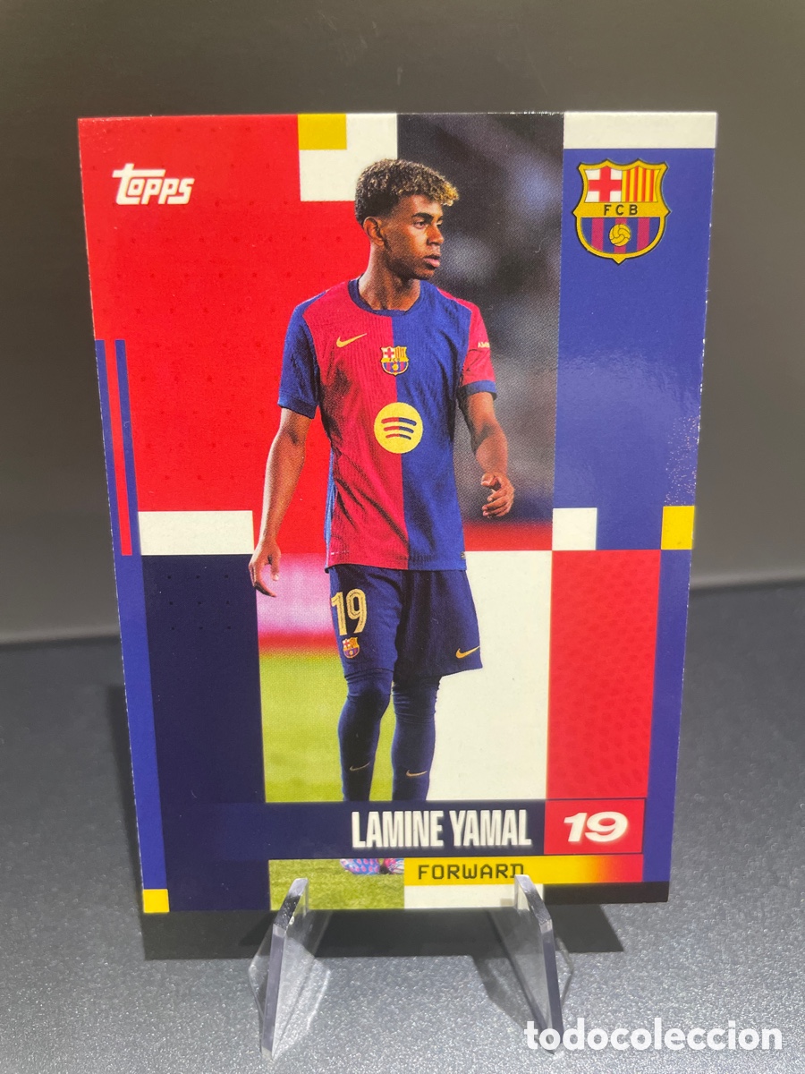 Cromos de f&uacute;tbol: Lamine Yamal 25 Topps FC Barcelona Team Set 2024-25