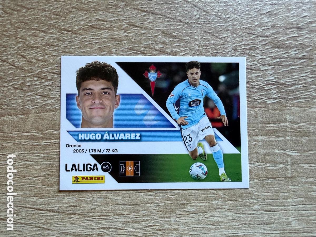 Cromos de f&uacute;tbol: 13 HUGO &Aacute;LVAREZ LIGA ESTE EDICIONES ESTE 2026 2027 26 27 CELTA DE VIGO