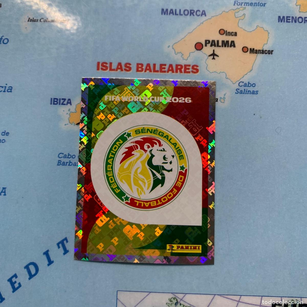 Cromos de f&uacute;tbol: Senegal n&uacute;mero 1 cromo panini Mundial Fifa World Cup 2026