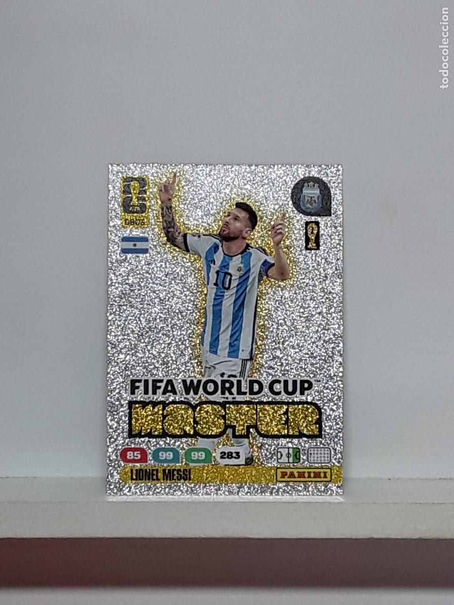 Cromos de f&uacute;tbol: ADRENALYN MUNDIAL 2026 WORLD CUP 26 ALBUM PANINI N DB03 DB3 DB 03 ARGENTINA MASTER LIONEL MESSI