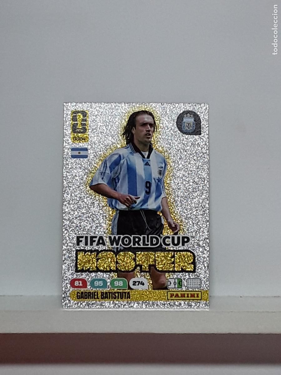 Cromos de f&uacute;tbol: ADRENALYN MUNDIAL 2026 WORLD CUP 26 ALBUM PANINI N DB04 DB4 DB 04 ARGENTINA MASTER GABRIEL BATISTUTA