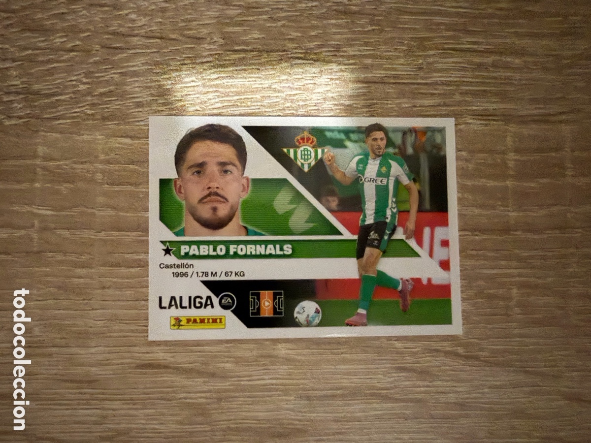 Cromos de f&uacute;tbol: 15 PABLO FORNALS LIGA ESTE EDICIONES ESTE 2026 2027 26 27 REAL BETIS
