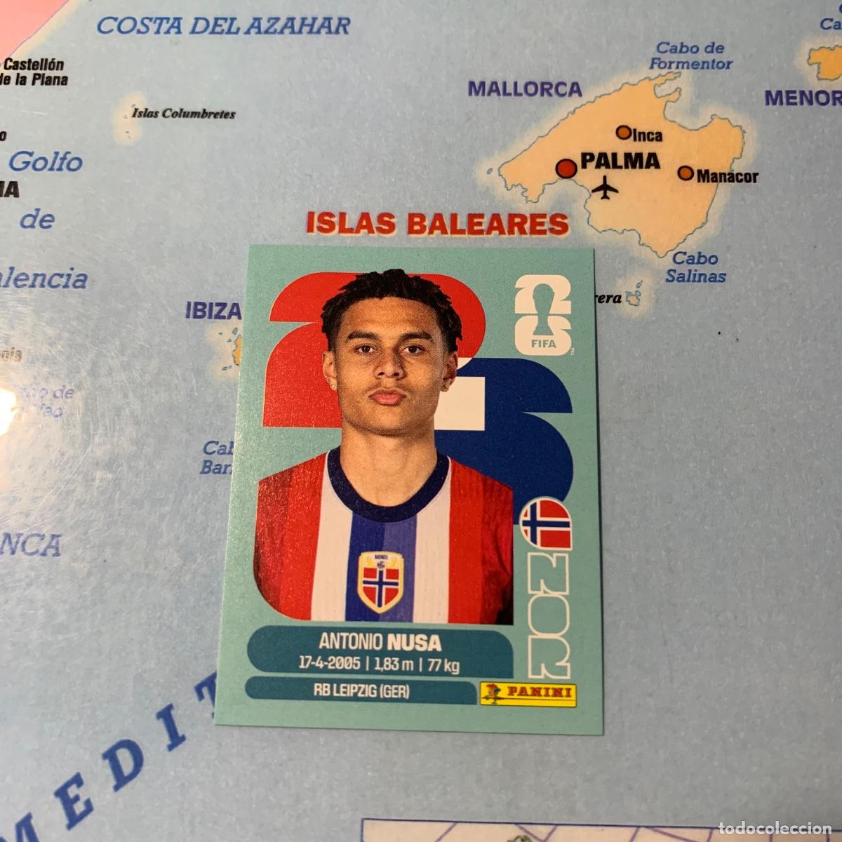 Cromos de f&uacute;tbol: Noruega n&uacute;mero 19 cromo panini Mundial Fifa World Cup 2026
